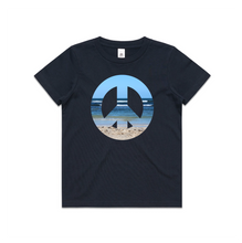 Load image into Gallery viewer, Love the Beach Youth Short Sleeve Cotton T-Shirt