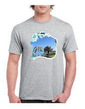 Load image into Gallery viewer, Peace Beach Mens T-shirt Short Sleeve