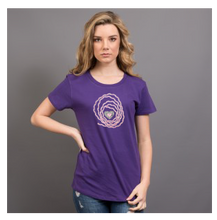 Load image into Gallery viewer, Love Swirls Ladies Cotton T-Shirt short sleeve
