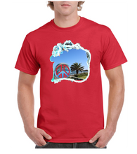 Load image into Gallery viewer, Peace Beach Mens T-shirt Short Sleeve
