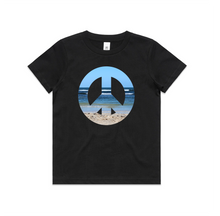 Load image into Gallery viewer, Love the Beach Youth Short Sleeve Cotton T-Shirt
