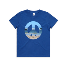 Load image into Gallery viewer, Love the Beach Youth Short Sleeve Cotton T-Shirt
